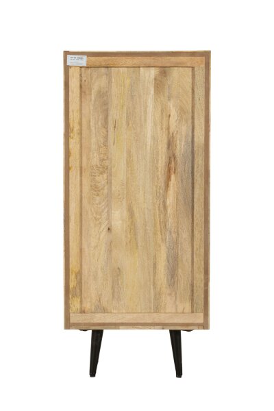 Commode bois acier H : 112 cm Moderne décoratif