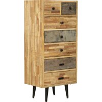 Commode bois acier H : 112 cm Moderne d&eacute;coratif