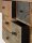 Buffet bois acier largeur 92 cm Nature Gris Noir