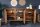 Sideboard bois de sheesham métal 145 cm de large fait main