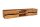 TV Lowboard suspendu en bois dacacia métal 160 cm bord darbre