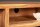 TV Lowboard suspendu en bois dacacia métal 160 cm bord darbre