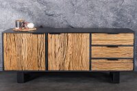 Buffet bois teck mangue fer largeur 150 cm...