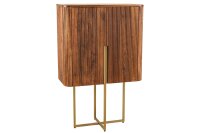 Highboard bois métal 80 x 125 cm Art Déco...
