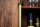 Highboard bois métal 80 x 125 cm Art Déco Design à lamelles