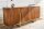 Buffet bois métal 160 x 75 cm Art déco design à lamelles