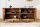 Buffet bois métal 160 x 75 cm Art déco design à lamelles