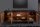 Buffet suspendu noir or 177 cm ornementation artisanale bois