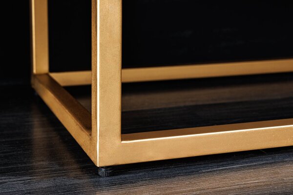 Highboard noir or 100 x 120 cm (l x h) bois fer