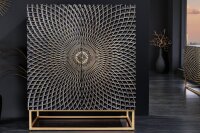 Highboard noir or 100 x 120 cm (l x h) bois fer