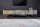 TV Lowboard 200 cm placage de pierre bois dacacia fer pièce unique