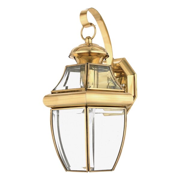 Lampe murale dextérieur en laiton IP44 Vintage brillant REGINA