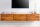 Meuble TV suspendu en bois de manguier 160 cm fait main design moderne