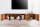 Meuble TV suspendu en bois de manguier 160 cm fait main design moderne