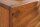 Meuble TV suspendu en bois de manguier 160 cm fait main design moderne