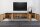 Tableau suspendu noir 200 cm de long fait main en bois de manguier