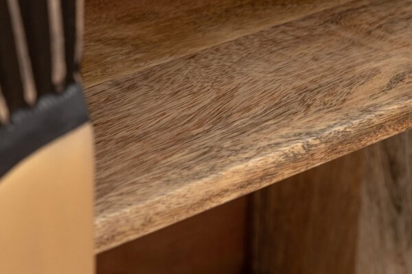 Sideboard noir or largeur 177 cm grand décoratif