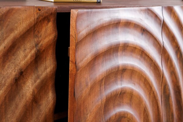 Buffet en bois de manguier fer 177 x 75 cm fait main RENNY