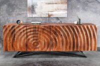 Buffet en bois de manguier fer 177 x 75 cm fait main RENNY