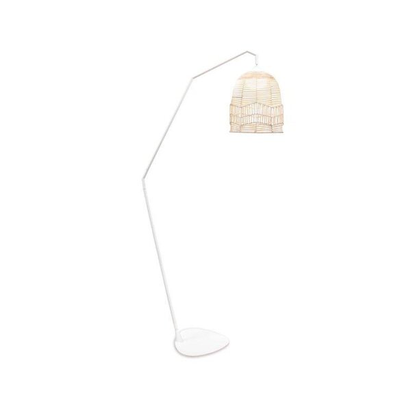Lampadaire LED extérieur batterie 165 cm de haut IP54 2700 K dimmable
