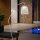 Lampadaire LED extérieur batterie 165 cm de haut IP54 2700 K dimmable