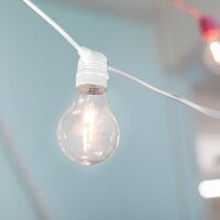 Guirlande lumineuse extérieure LED 10x E27 IP44...