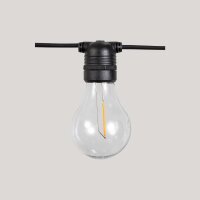 Guirlande lumineuse LED extérieure 2700 K noir...