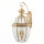 Lanterne murale laiton verre vintage inoxydable IP44 E14