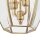 Lanterne murale laiton verre vintage inoxydable IP44 E14