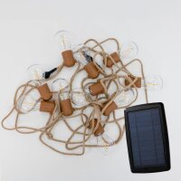 Guirlande lumineuse solaire extérieure LED 2700K...