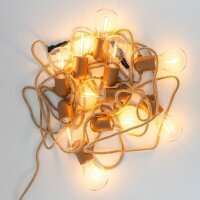 Guirlande lumineuse solaire extérieure LED 2700K...