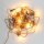 Guirlande lumineuse solaire extérieure LED 2700K Jute IP44 5m de long