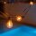 Guirlande lumineuse solaire extérieure LED 2700K Jute IP44 5m de long