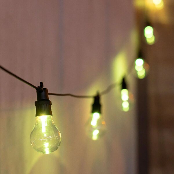 Guirlande lumineuse extérieure LED Changement de couleur Télécommande Fiche 5m