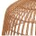 Suspension rotin Ø 49 cm Naturel Noir Boho E27