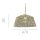 Suspension rotin E27 grand Ø 79 cm rond en naturel Boho
