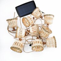 Guirlande lumineuse solaire à LED IP44 700 K 5 m...