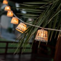 Guirlande lumineuse solaire à LED IP44 700 K 5 m...