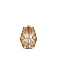 Applique LED sans fil IP54 H : 24,5 cm rotin...