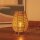 Lampe de table en rotin E27 H : 32,5 cm Trépied Boho TOKI
