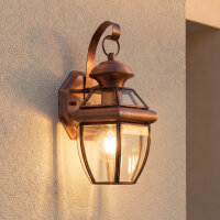 Applique vintage dextérieur en cuivre antique IP44...
