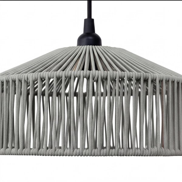 Suspension extérieure IP54 corde Abat-jour E27 Ø 30 cm Vert