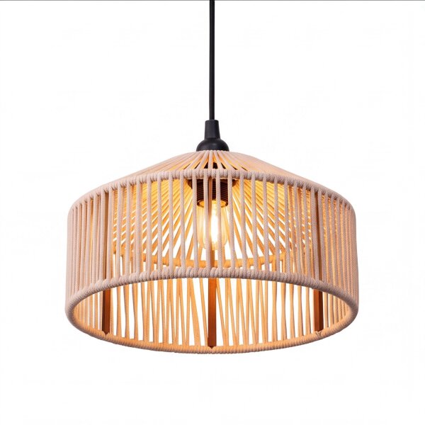 Lampe à suspendre extérieure E27 IP54 D : 30 cm Cordon Abat-jour