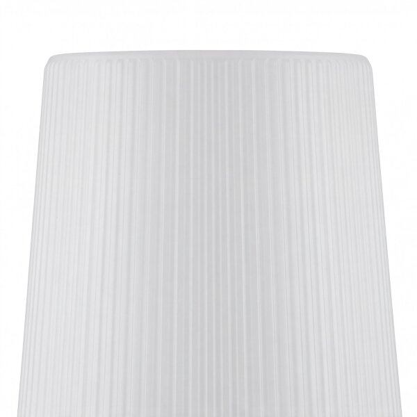 Lampadaire LED extérieur 110 cm blanc IP65 2700 K câble connecteur