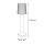 Lampadaire LED extérieur 110 cm blanc IP65 2700 K câble connecteur