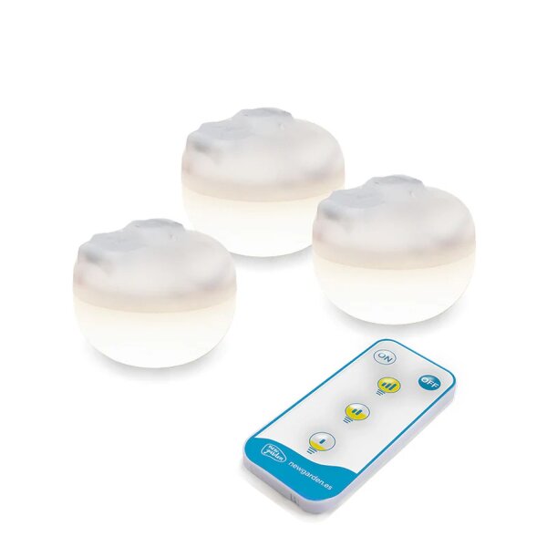 Lampe de camping LED Set de 3 batteries Crochet Aimant gradable IP54
