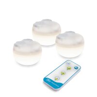 Lampe de camping LED Set de 3 batteries Crochet Aimant...