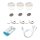 Lampe de camping LED Set de 3 batteries Crochet Aimant gradable IP54