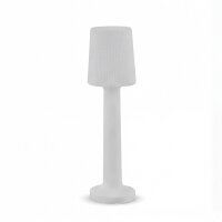 Lampadaire LED extérieur batterie 100 cm IP65...