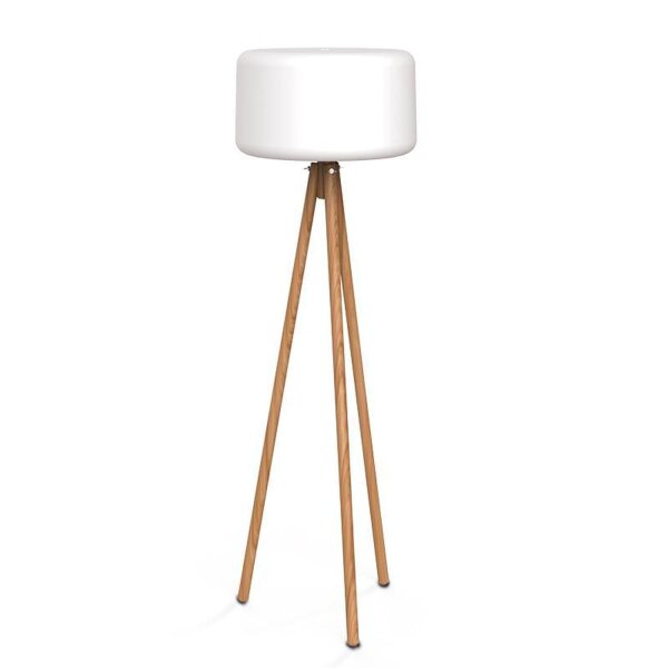 Lampadaire tripode solaire à changement de couleur 140 cm LED